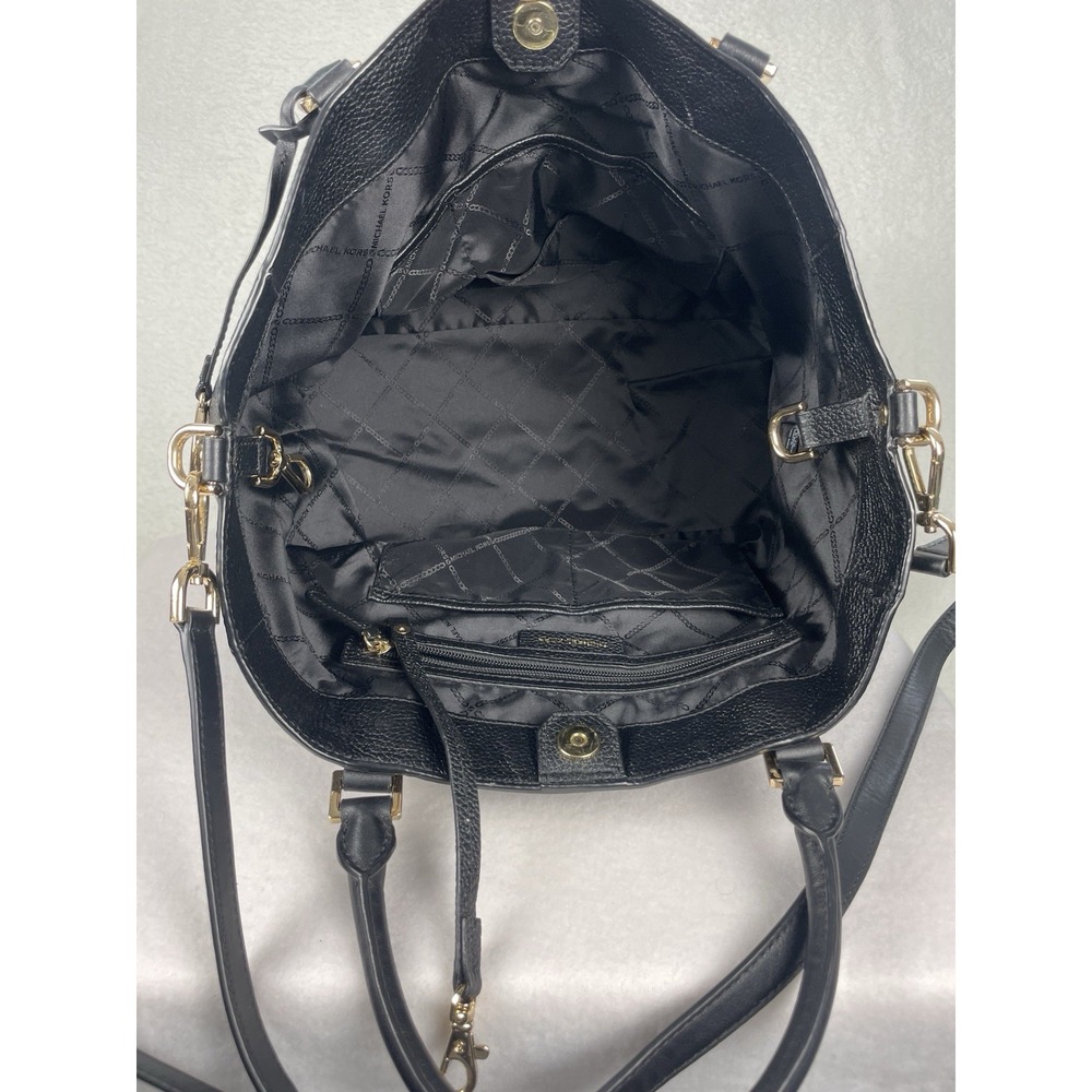 Michael Kors Bedford Legacy Large Black Leather Tote 30F9G06T3L Retails‎ $425 - Picture 13 of 16